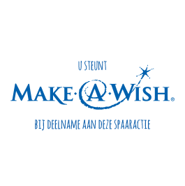U steunt Make-A-Wish bij deelname aan deze spaaractie